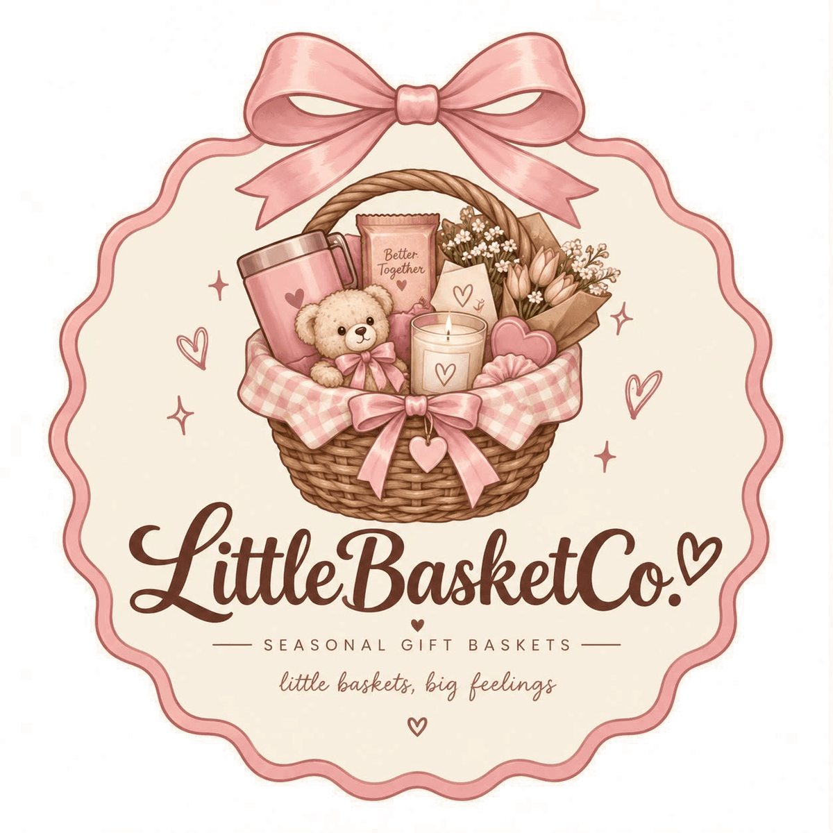 Little Basket Co. — szezonális ajándékkosarak, apró kosarak, nagy érzések